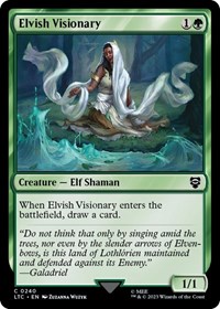Elvish Visionary (Commander: The Lord of the Rings: Tales of Middle-earth)