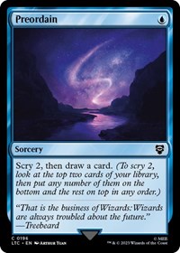 Preordain (Commander: The Lord of the Rings: Tales of Middle-earth)