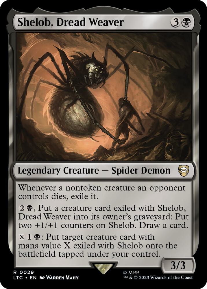Middle Ages 未開封　MTG Shelob, Dread Weaver - Commander: The Lord of the Rings: Tales of