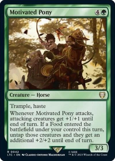 【早い者勝ち】MTG イーエムエス ボディ プロセット Motivated Pony - Commander: The Lord of the Rings: Tales of Middle