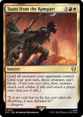 mtg lotr commander decks tcgplayer Aragorn, the Uniter LotR MULTICOLOR LEGENDS Magic MTG Custom Commander –  CommanderComplete