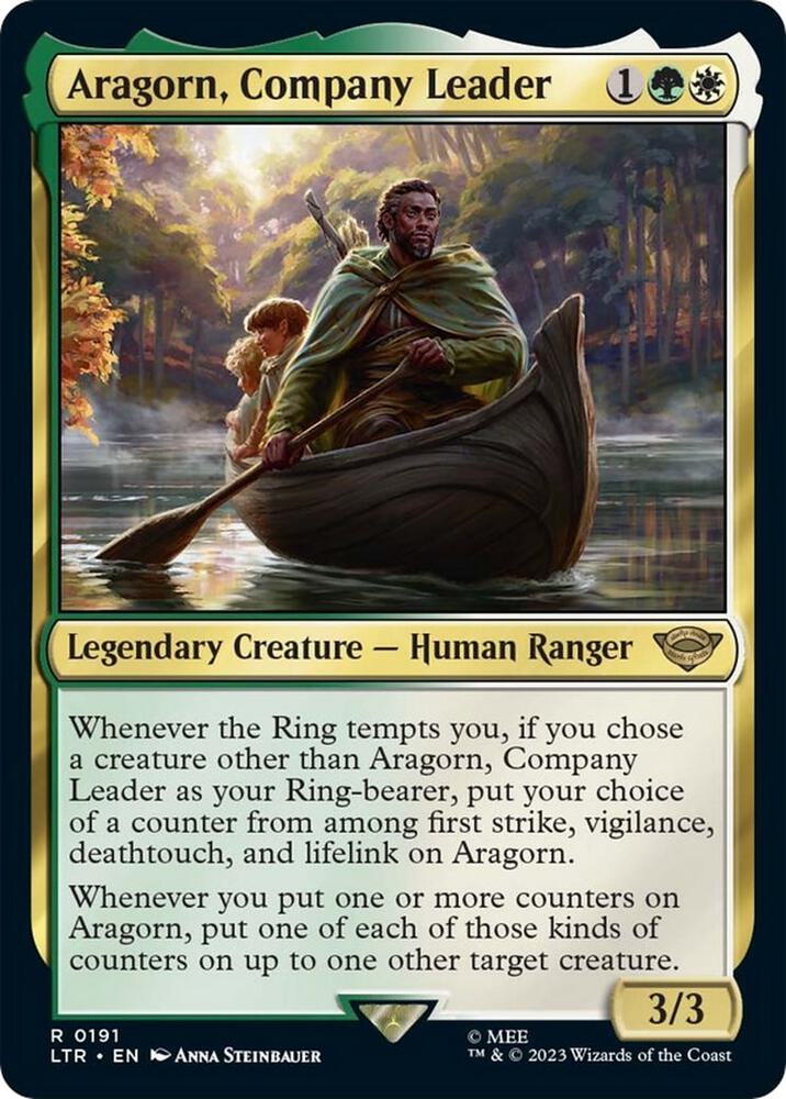MTG ボーダーレス foil 統一王、アラゴルン/Aragorn, the U 統一王、アラゴルン/Aragorn, the Uniter《日本語》【LTR】