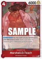 Marshall.D.Teach - Pillars of Strength - One Piece Card Game