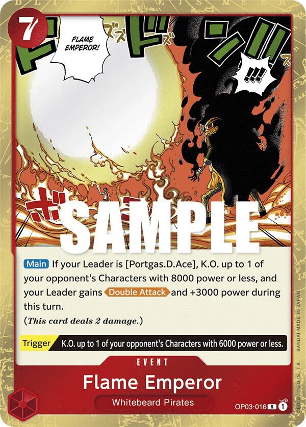 Flame Emperor onepiece card