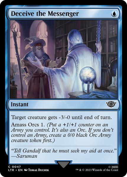 lotr mtg blue cards The Lord of the Rings: Tales of Middle-Earth - The Blue Cards