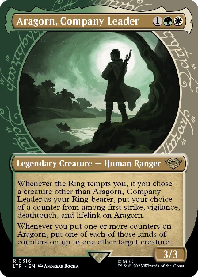Aragorn, Company Leader (Showcase) - Universes Beyond: The Lord of