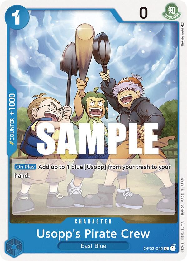 Usopps Pirate Crew onepiece card