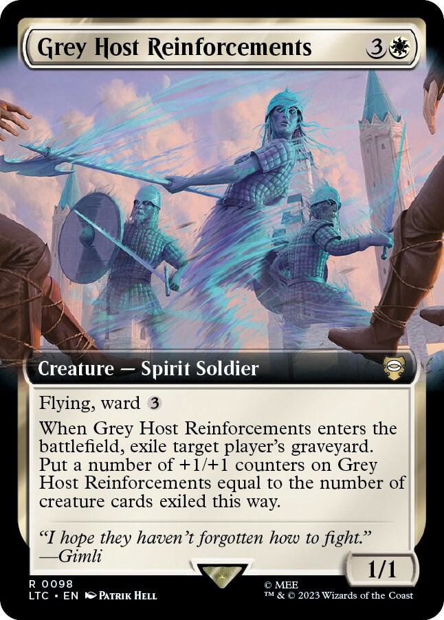 Grey Host Reinforcements (Extended Art) - Commander: The Lord of