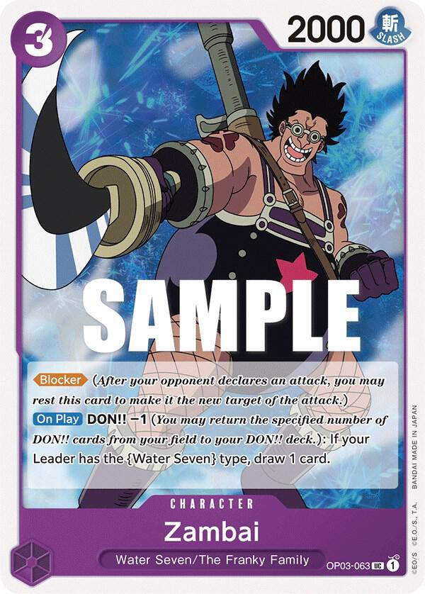 Zambai onepiece card