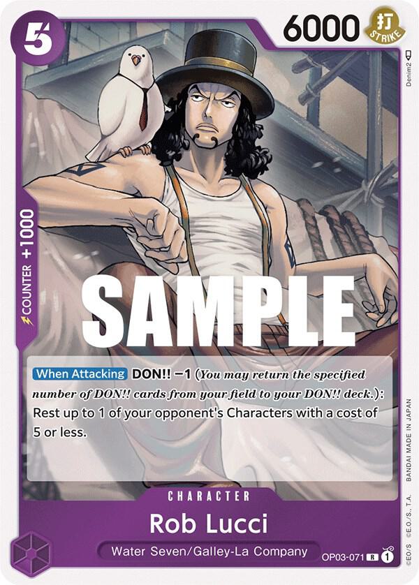 Rob Lucci 071 onepiece card