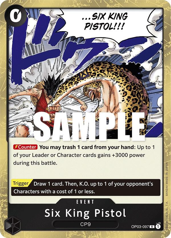 Six King Pistol onepiece card