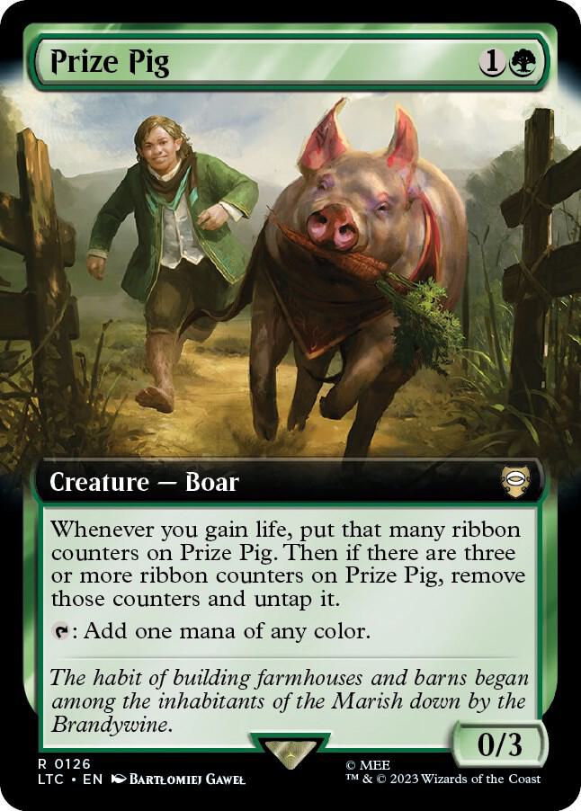 Prize Pig (Extended Art) - Commander: The Lord of the Rings: Tales
