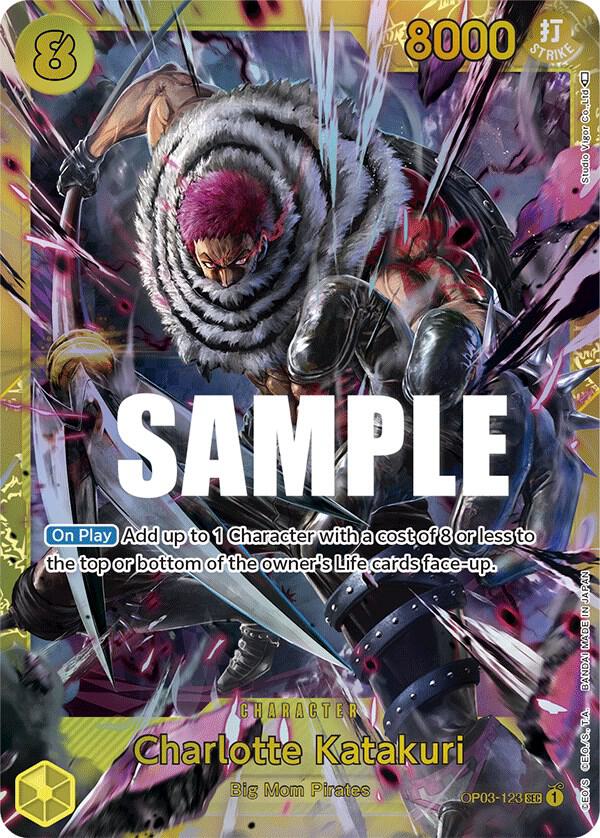 Coffret 10 Cartes One Piece – Charlotte Katakuri 123 Secrète Ultraboost – Cartes Françaises Officielles