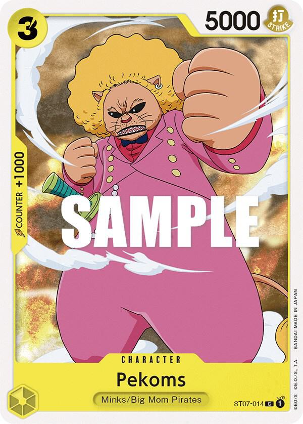 Pekoms onepiece card