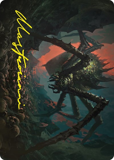 Shelob, Child of Ungoliant Art Card (Gold-Stamped Signature)