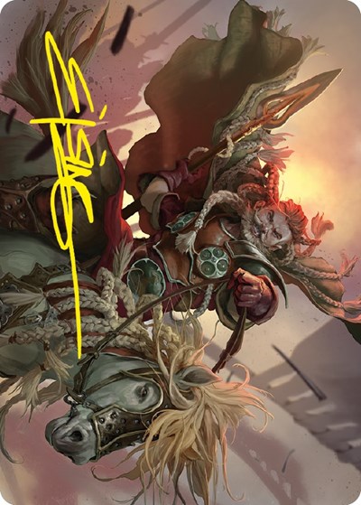 Eomer of the Riddermark Art Card (Gold-Stamped Signature)