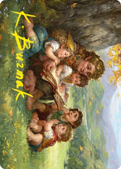 Samwise Gamgee Art Card (19/81) (Gold-Stamped Signature)