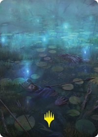 The Dead Marshes Art Card (Gold-Stamped Signature)