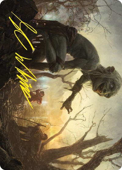 Smeagol, Helpful Guide Art Card (Gold-Stamped Signature)