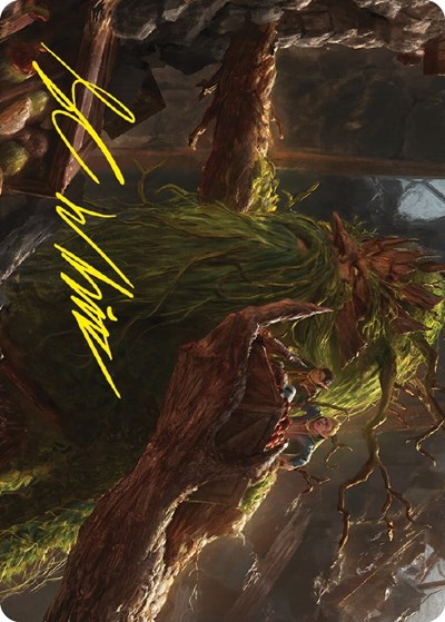 Treebeard, Gracious Host Art Card (Gold-Stamped Signature)