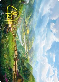 Plains Art Card (Gold-Stamped Signature)