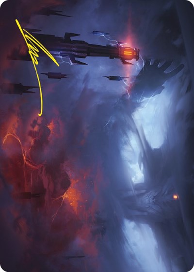 Shadow of the Enemy Art Card (Gold-Stamped Signature)