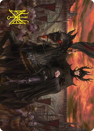 The Mouth of Sauron Art Card (Gold-Stamped Signature)