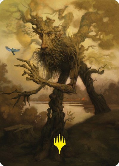 Treefolk Token Art Card (Gold-Stamped Signature)