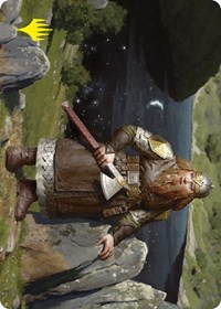 Mirrormere Guardian Art Card (Gold-Stamped Signature)
