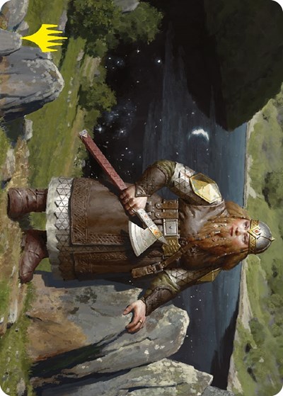 Mirrormere Guardian Art Card (Gold-Stamped Signature)