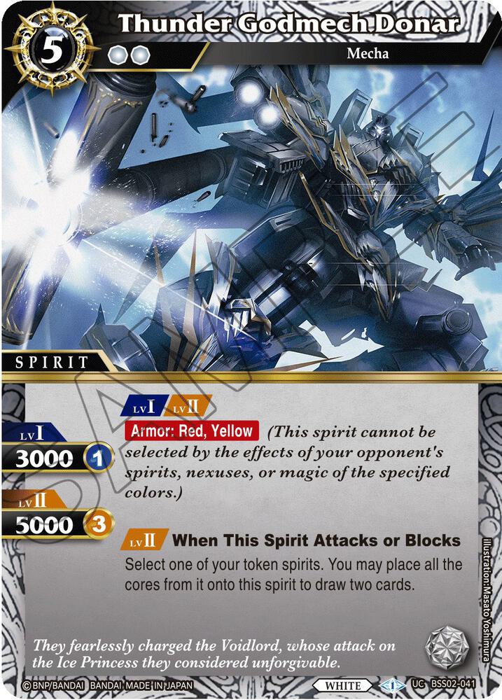 Thunder Godmech Donar