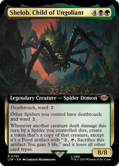 Shelob, Child of Ungoliant (Extended Art) (Surge Foil)