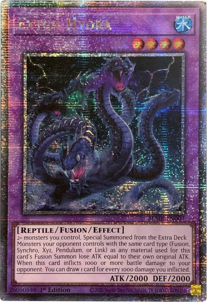 Extox Hydra (Quarter Century Secret Rare) - Battles of Legend