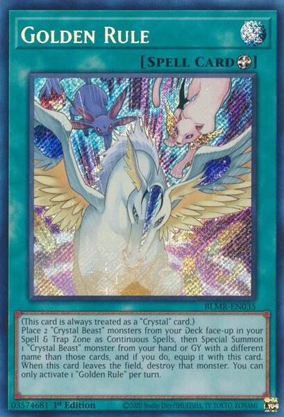 Golden Rule - Battles of Legend: Monstrous Revenge - YuGiOh - TCGplayer.com