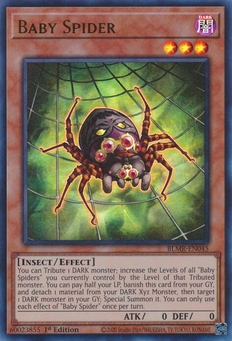 Baby Spider - Battles of Legend: Monstrous Revenge - YuGiOh