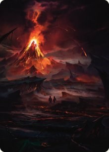 Valley of Gorgoroth Art Card