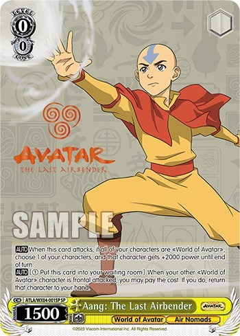 Aang: The Last Airbender (SP) card