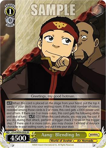 Aang: Blending In (SR)