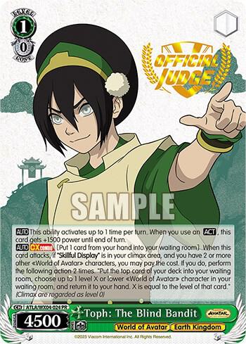 Toph: The Blind Bandit (Judge Promo)