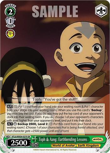 Toph & Aang: Earthbending Lessons (SR)