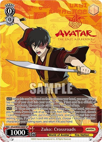 Zuko: Crossroads (SP) card