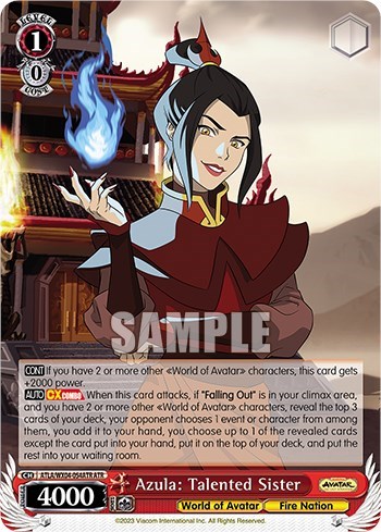 Azula: Talented Sister (ATR) card
