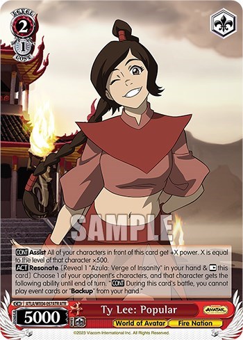 Ty Lee: Popular (ATR) card