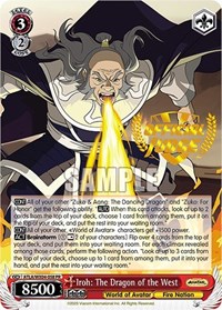 Iroh: The Dragon of the West (Judge Promo) - Weiss Schwarz Avatar: The Last Airbender trading card