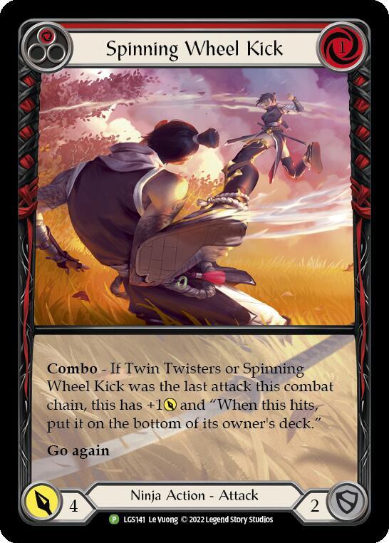 Spinning Wheel Kick (Red) - LGS141