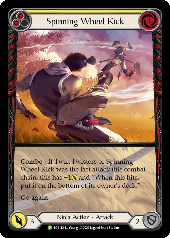 Spinning Wheel Kick (Yellow) - LGS142