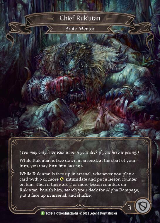 Chief Ruk'utan - LGS145 - Flesh and Blood: Promo Cards - Flesh and