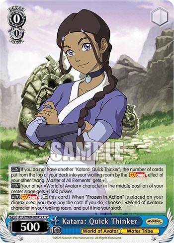 Katara: Quick Thinker (ATR) card