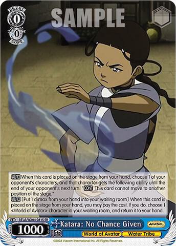 Katara: No Chance Given (SR) Avatar: The Last Airbender Weiss