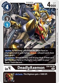 DeadlyAxemon - Alternative Being Booster - Digimon card